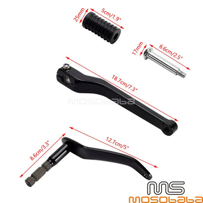 Black Heel Toe Shift Lever for Harley Softail FLHC/S (2018-2022)