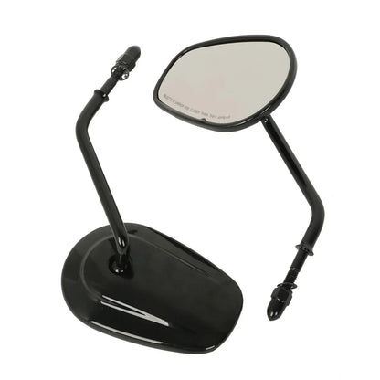 Vivid Black Rear View Mirrors for Harley Touring Sportster 883 1200 Softail