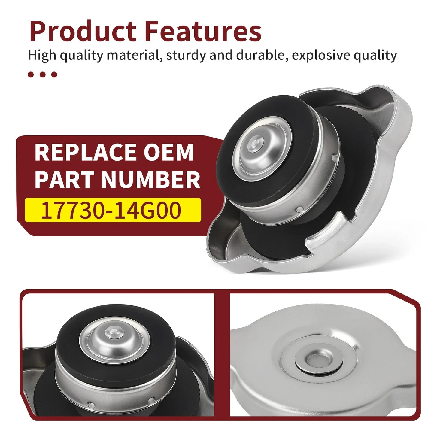 Radiator Cap for Suzuki GSX-S1000 RMZ250 RMZ450 Bandit 1250S (2003–2023)