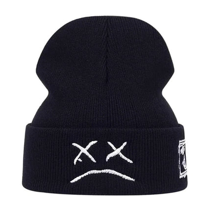 Crying Face Winter Beanie Hat for Fashion Lovers
