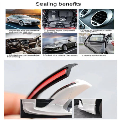 Rubber Sealing Strip Weatherstrip Edge Trim 10M for Car AU