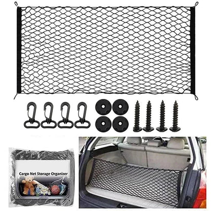 Trunk Net 110x60cm Car Luggage Elastic Mesh Cargo Organizer