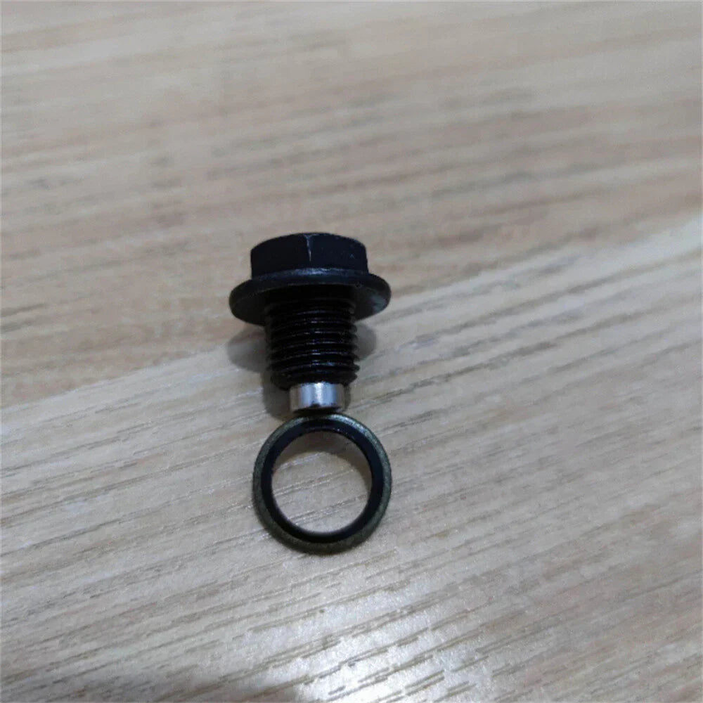 Oil Pan Drain Plug Bolt w/O-Ring for Renault, Lada, Peugeot, Citroen (2002-2023)