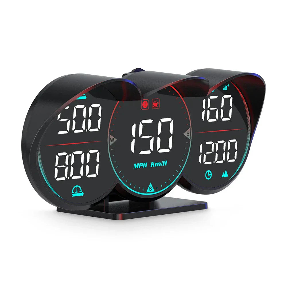 HUD GPS Heads Up Display Speedometer with Over-speed Alarm for Cars