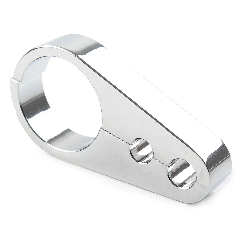 Chrome Brake Clutch Cable Wire Clamp Clip for Harley 1-1/4" Handlebar