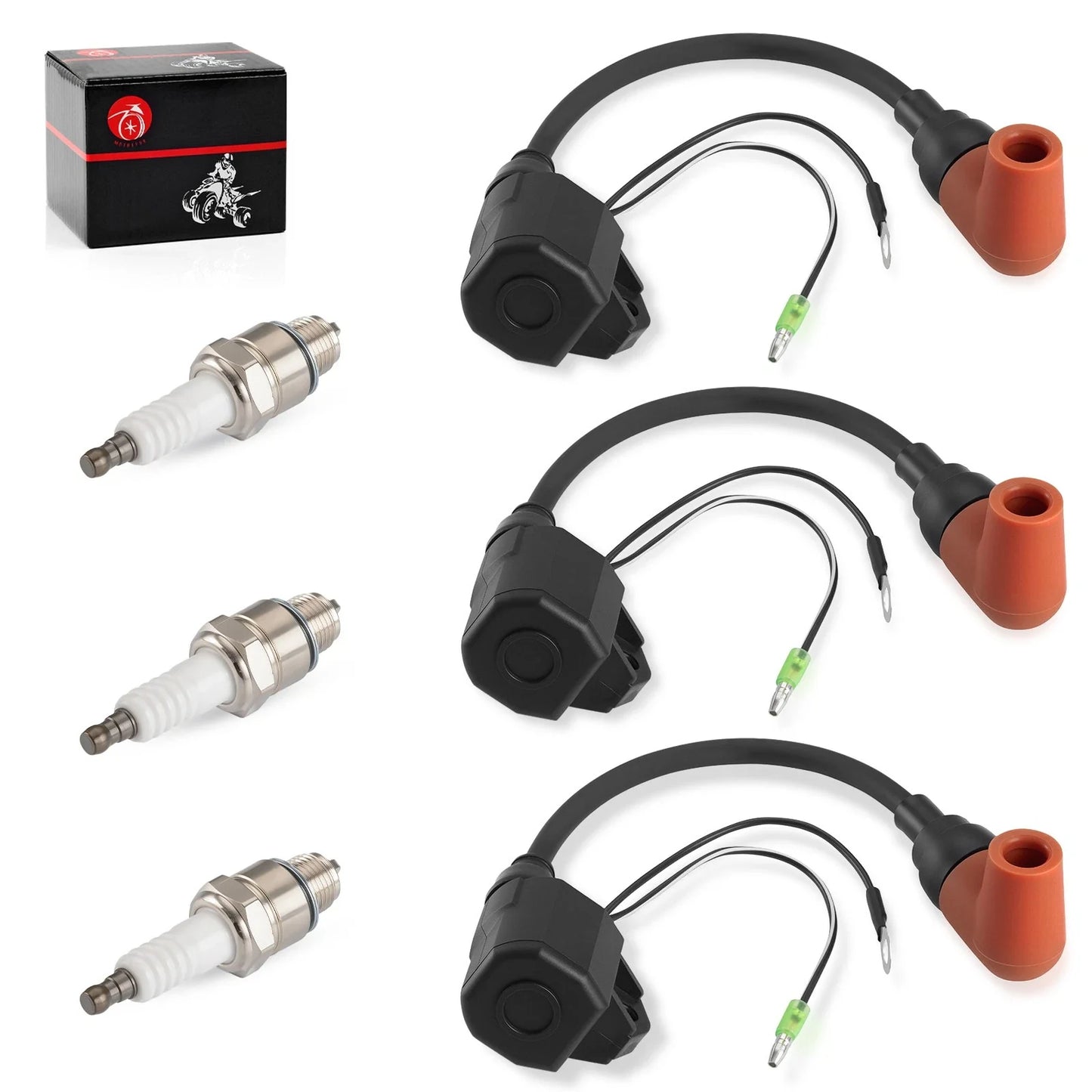 Ignition Coil 3 x for Yamaha Outboard (1992–2009)