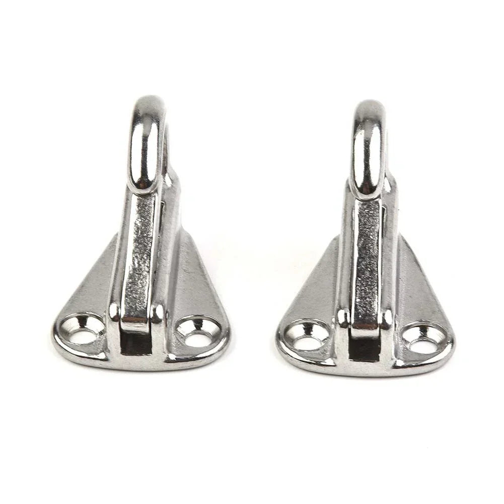 2 x Marine 316 SS Spring Snap Hook Fender Hardware