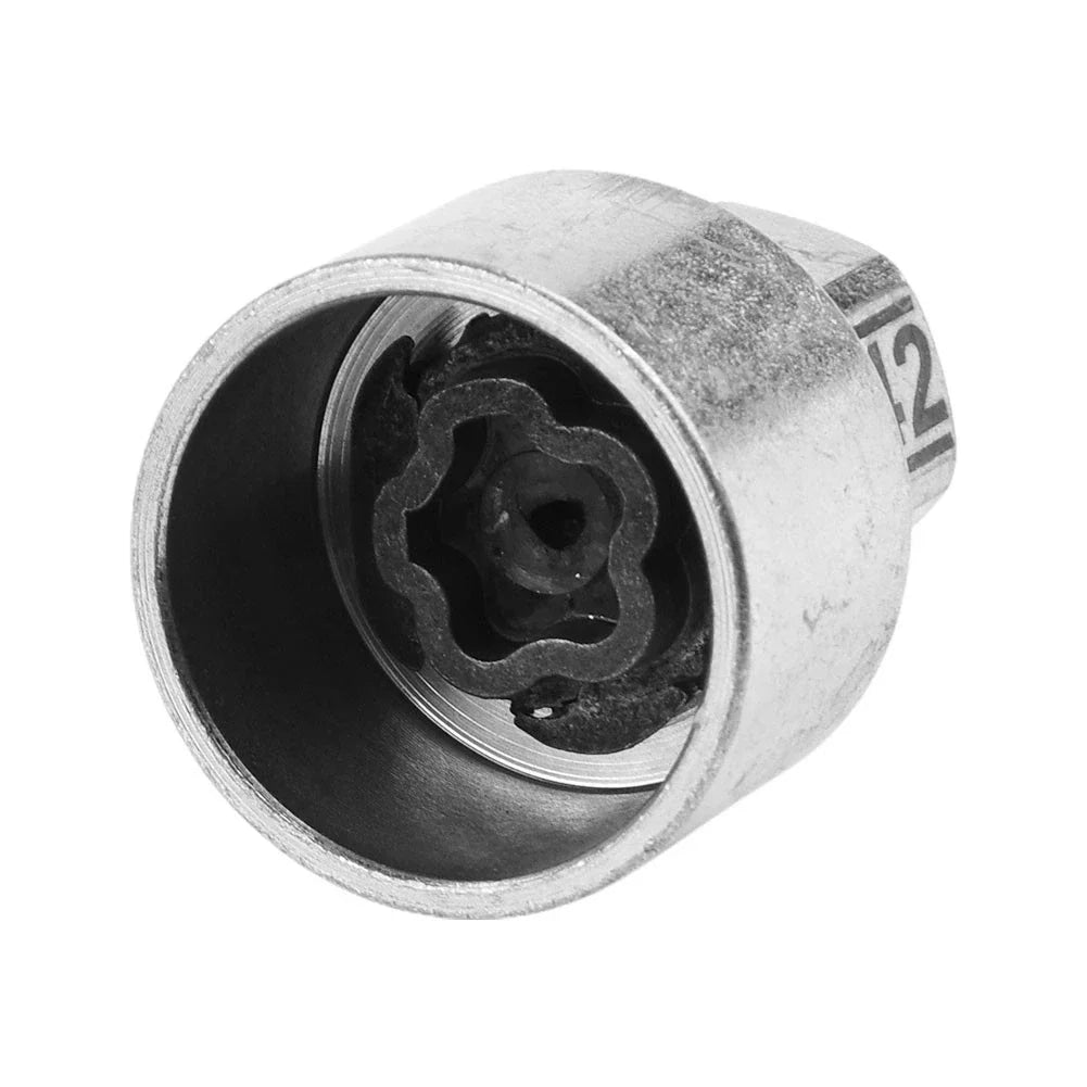 Tire Wheel Lock / Anti-Theft Screw Lug Nut Removal Key Socket for F12