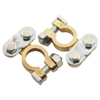 Battery Terminals 21mm Head Width Brass/Aluminium