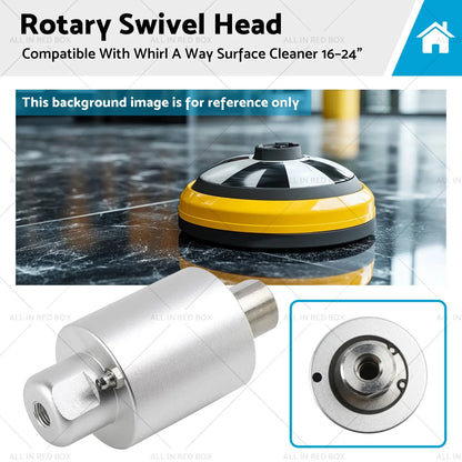 Rotary Swivel Head for Whirl A Way Surface Cleaner 16" 20" 22" 24"