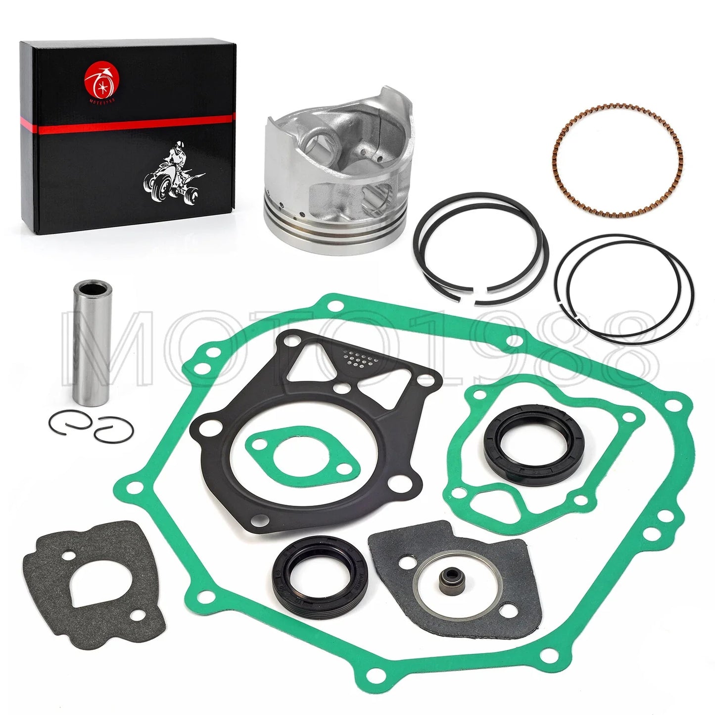 Top End Piston Gasket Kit Oversize 0.50mm for Yamaha Golf Cart G14 (1995–1996)