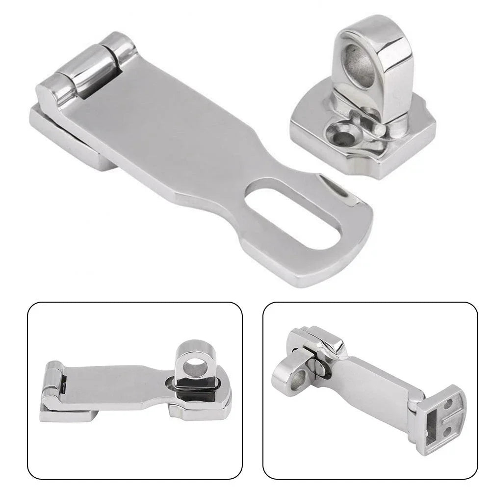 Marine Locker Hatch Stainless Anti-Rattle Latch Boat Fastener Clamp for Boat