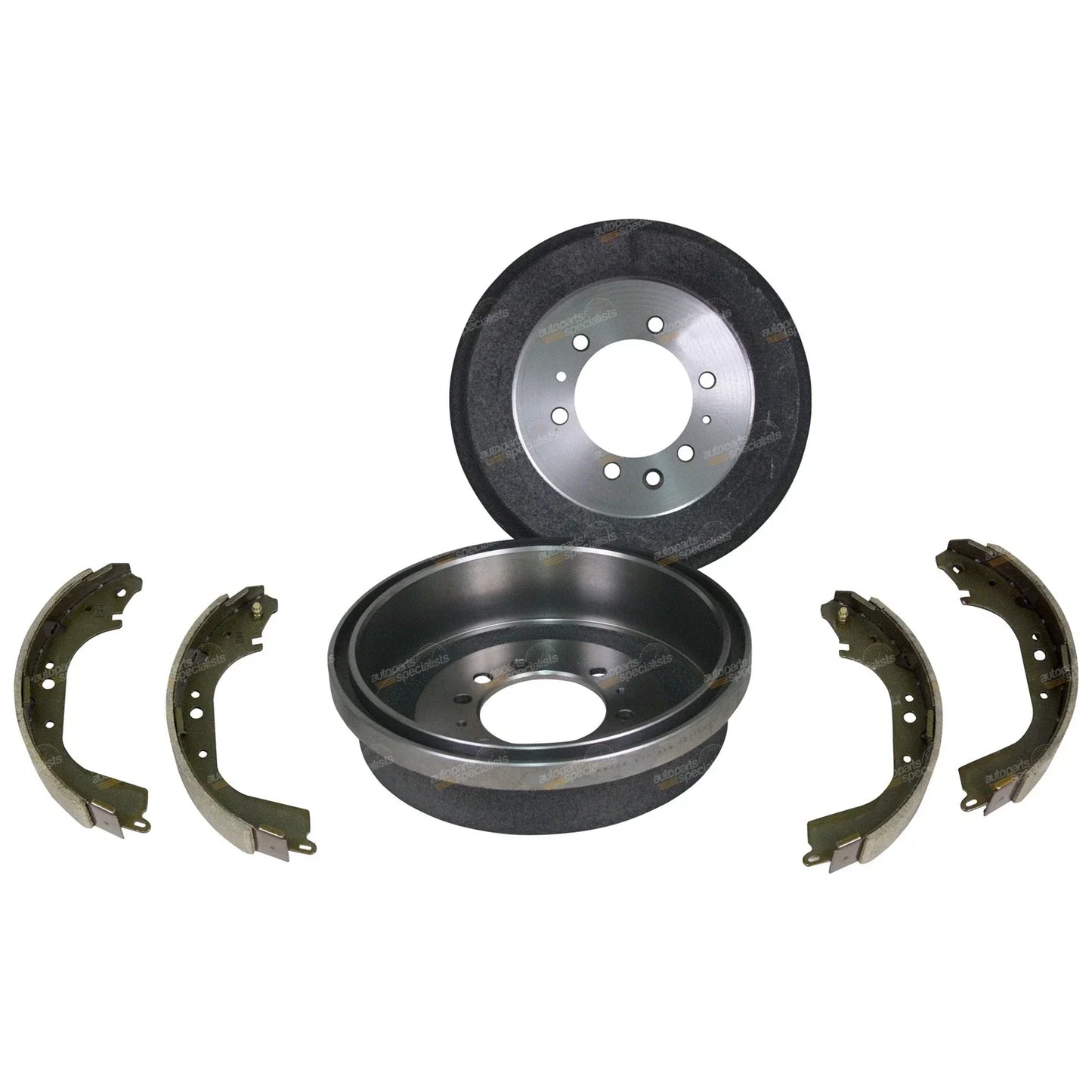 2 x Rear Brake Drums + Shoes for Landcruiser HZJ70RV HZJ73RV HZJ75 (1990–1999)