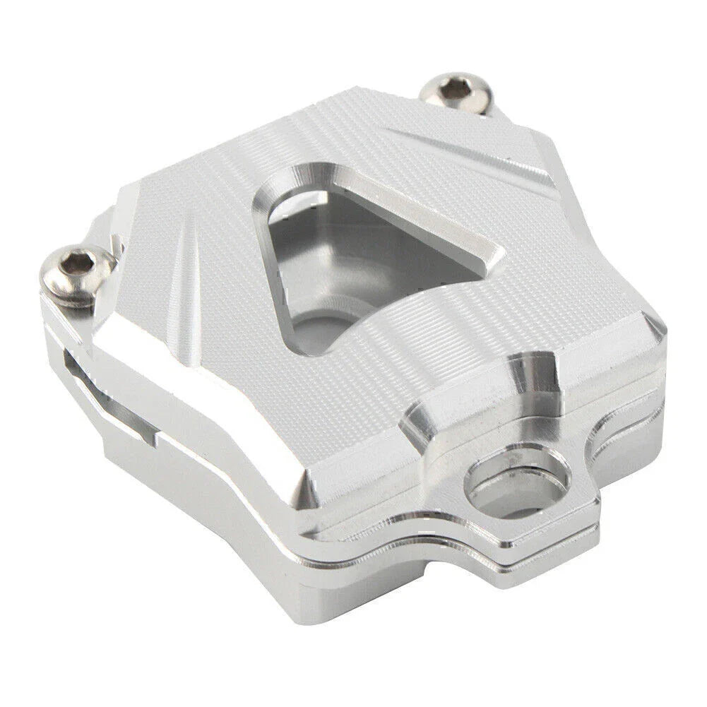 Silver Motorcycle Key Shell Case Cover for Yamaha MT09 MT07 MT10 FZ07 FZ09 FJ-09 (2014-2023)