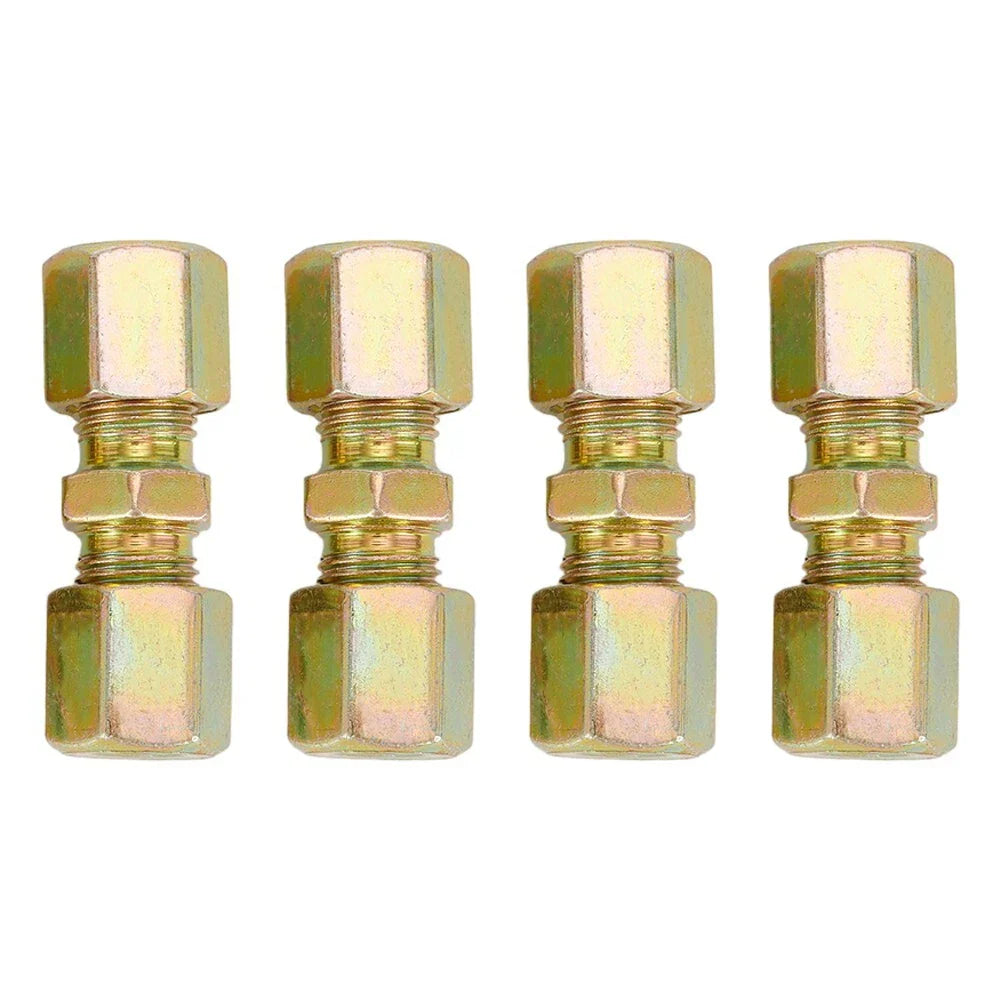 Brake Line Connector 4pcs for Brake Pipe 4.75mm