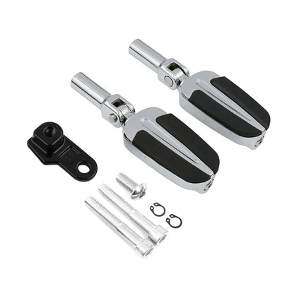 Chrome Footpeg Pedals Mount for Harley Softail Slim FLSS (2012 - 2017)