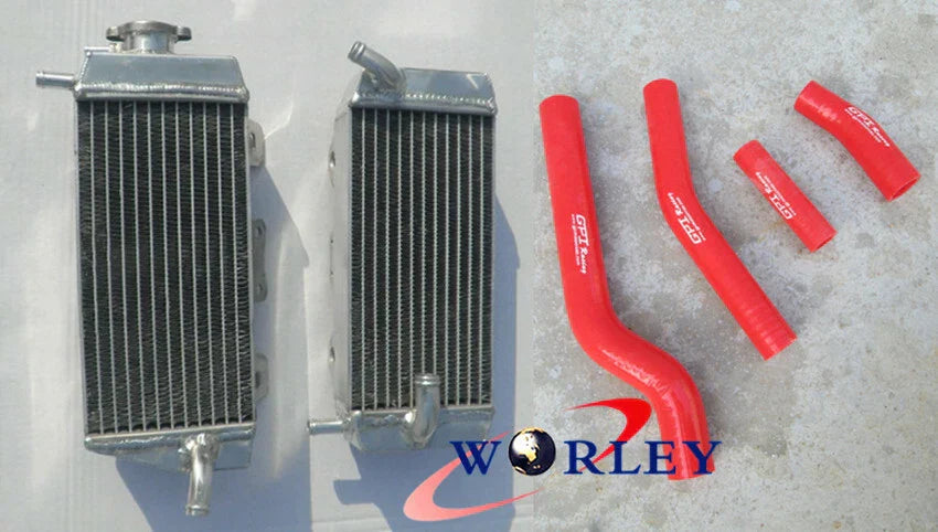 Aluminum Radiator + Hose for Yamaha YZ450F YZ 450 F YZF450 YZF 450 (2006)