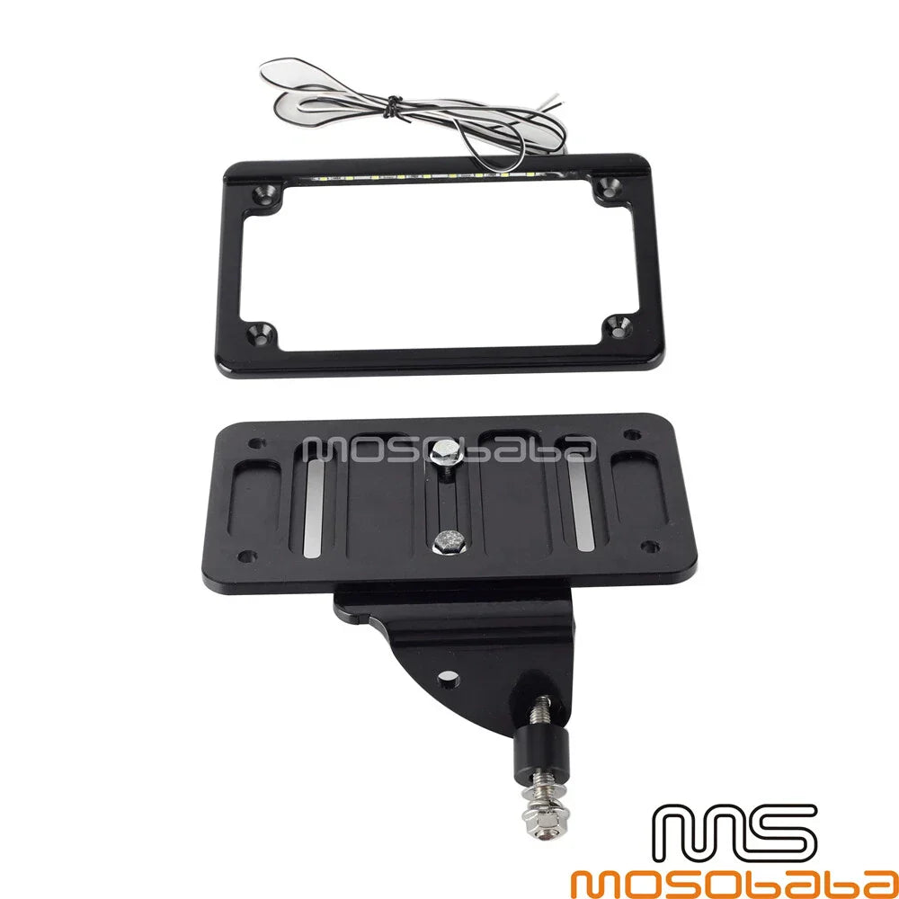LED Side Mount License Plate Bracket for Harley Sportster S (2021-2024)
