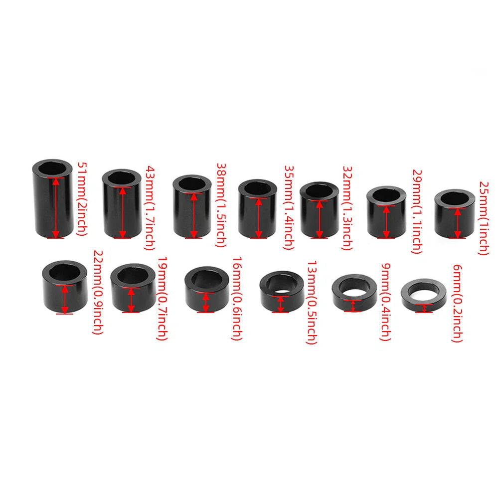 1" Wheel Axle Spacers for Harley Touring Road Glide Softail