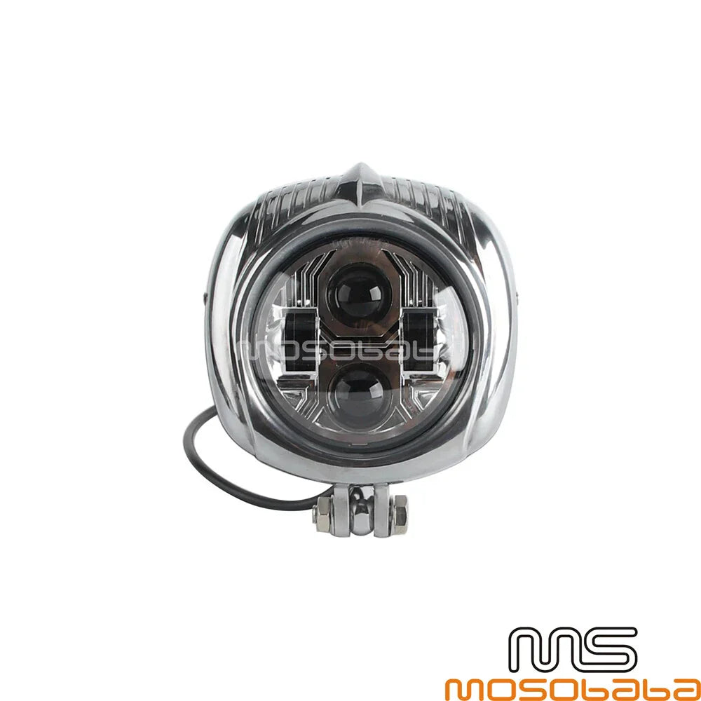 Vintage LED Headlight for Harley, Honda, Yamaha, Suzuki