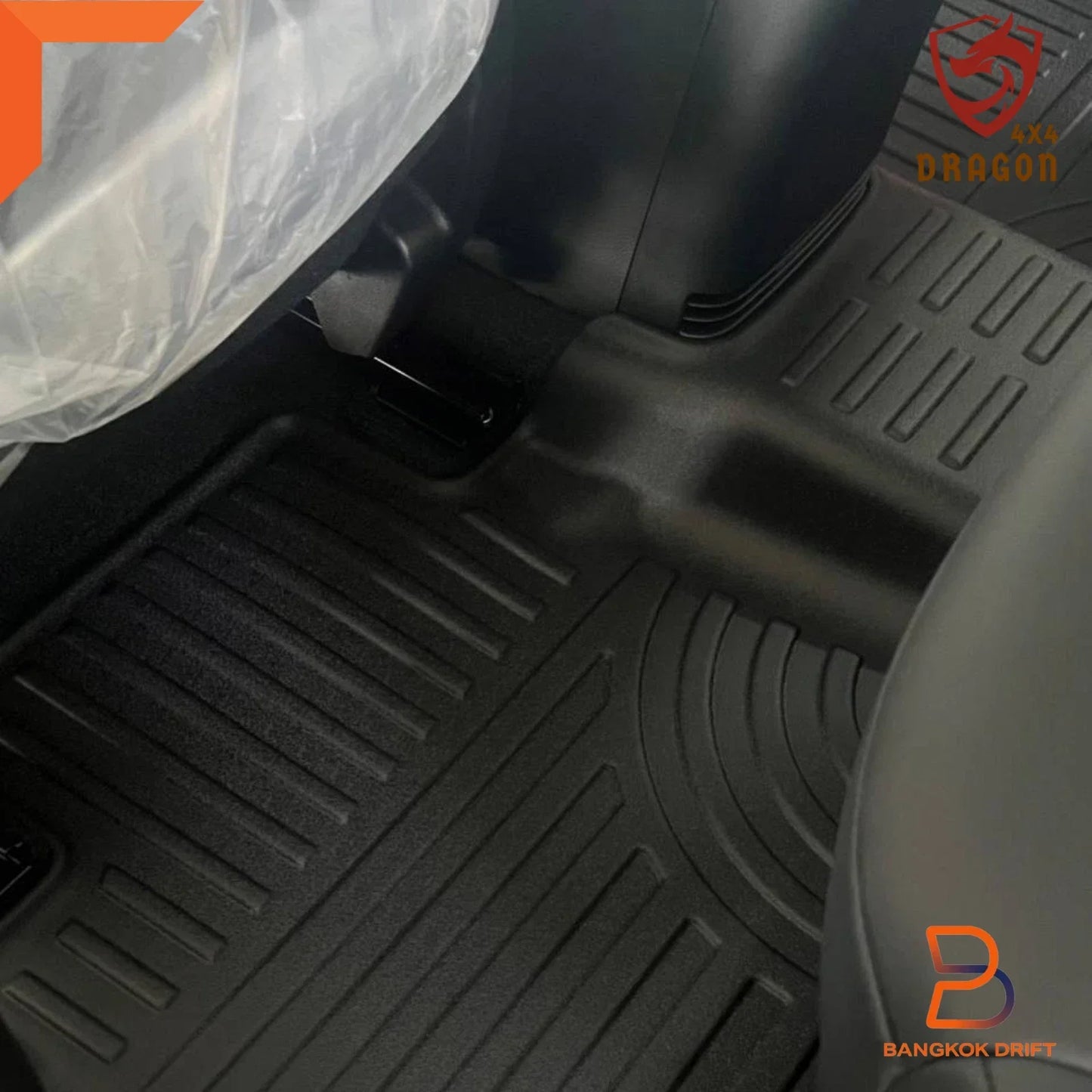 Premium 3D TPE All Weather Floor Mats for Toyota Hilux Ute Revo (15-25)