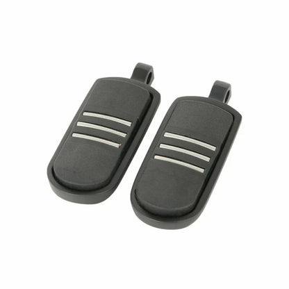 1 1/4'' Matte Long Angled Footpegs Mount Engine Guard Pegstreamliner