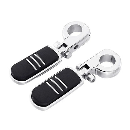1. Pegstreamliner Foot Pegs for 1.25" Harley Engine Guard Bar