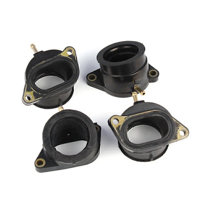 4PCS Carburetor Intake Manifold Boots for Yamaha FZS1000 FZ-1 (2001-2005)