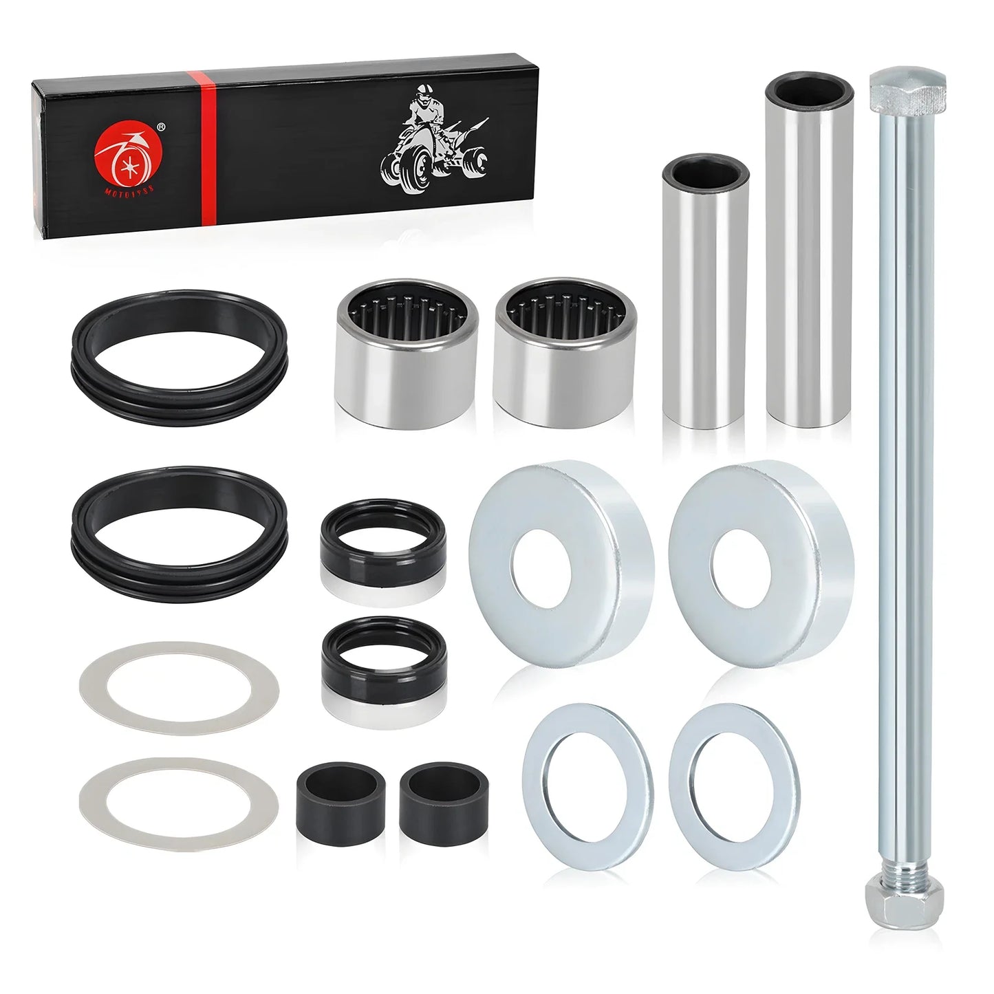 Blaster Rear Swing Arm Bushing Bearing Seals Rebuild for Yamaha YFS200 (1988–1998)
