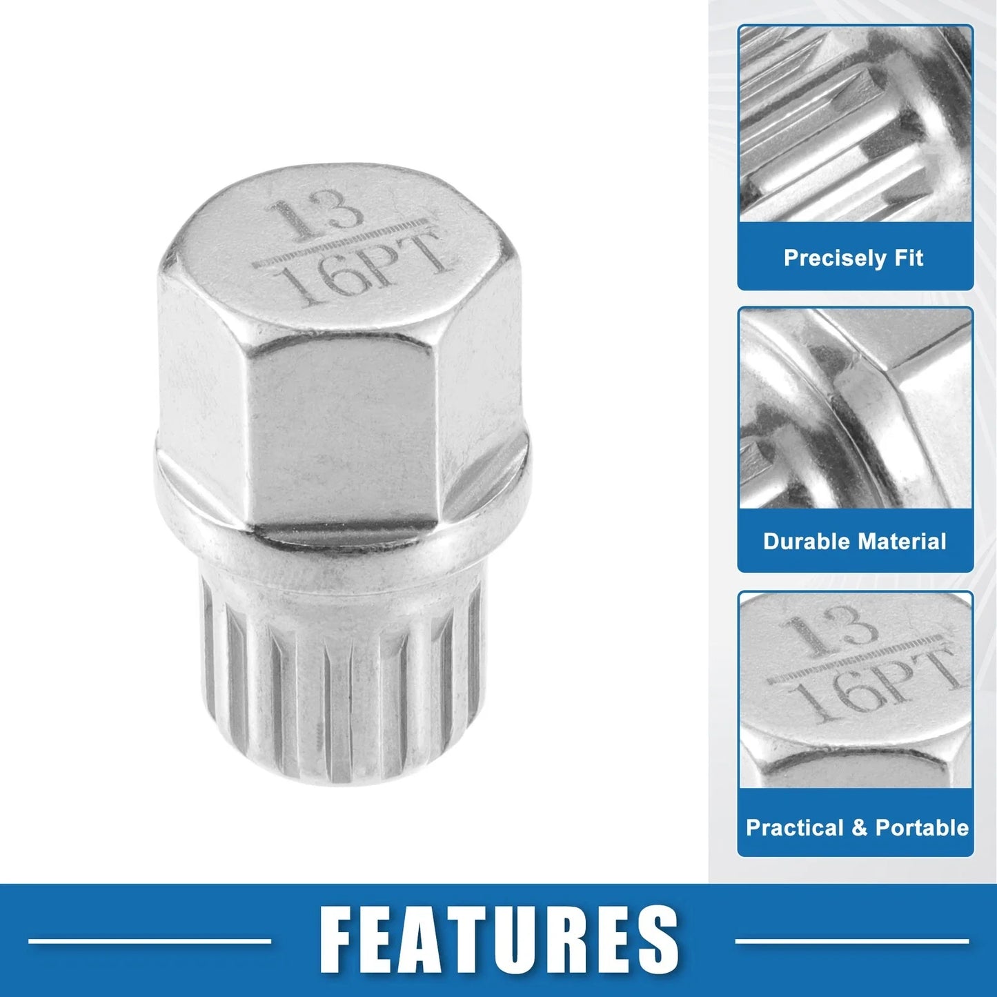 13/16Pt Wheel Lug Nut Lock Set for BMW