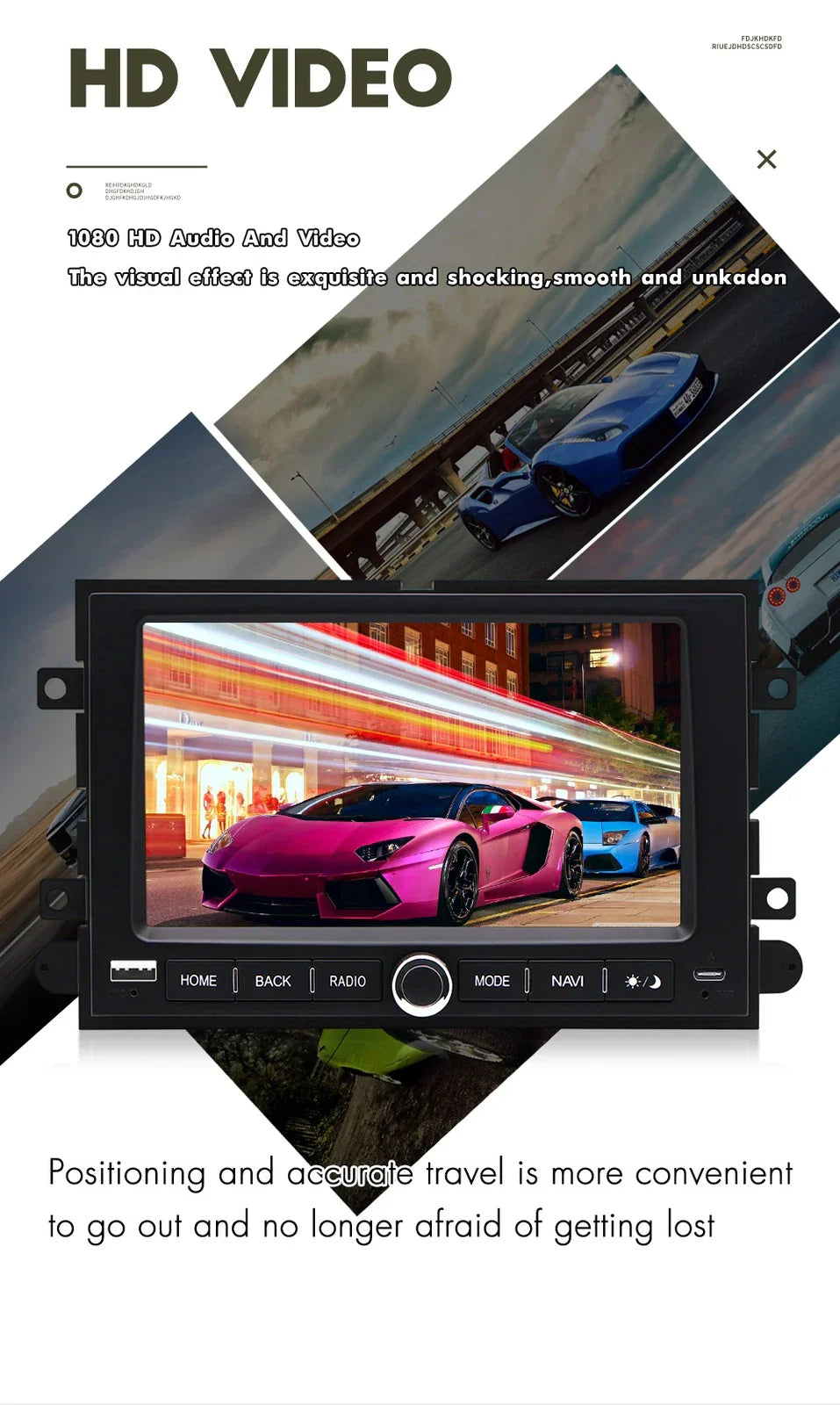 7" Android 13 Stereo Radio GPS Navigation for Ford Lincoln Mercury (2015-2023)