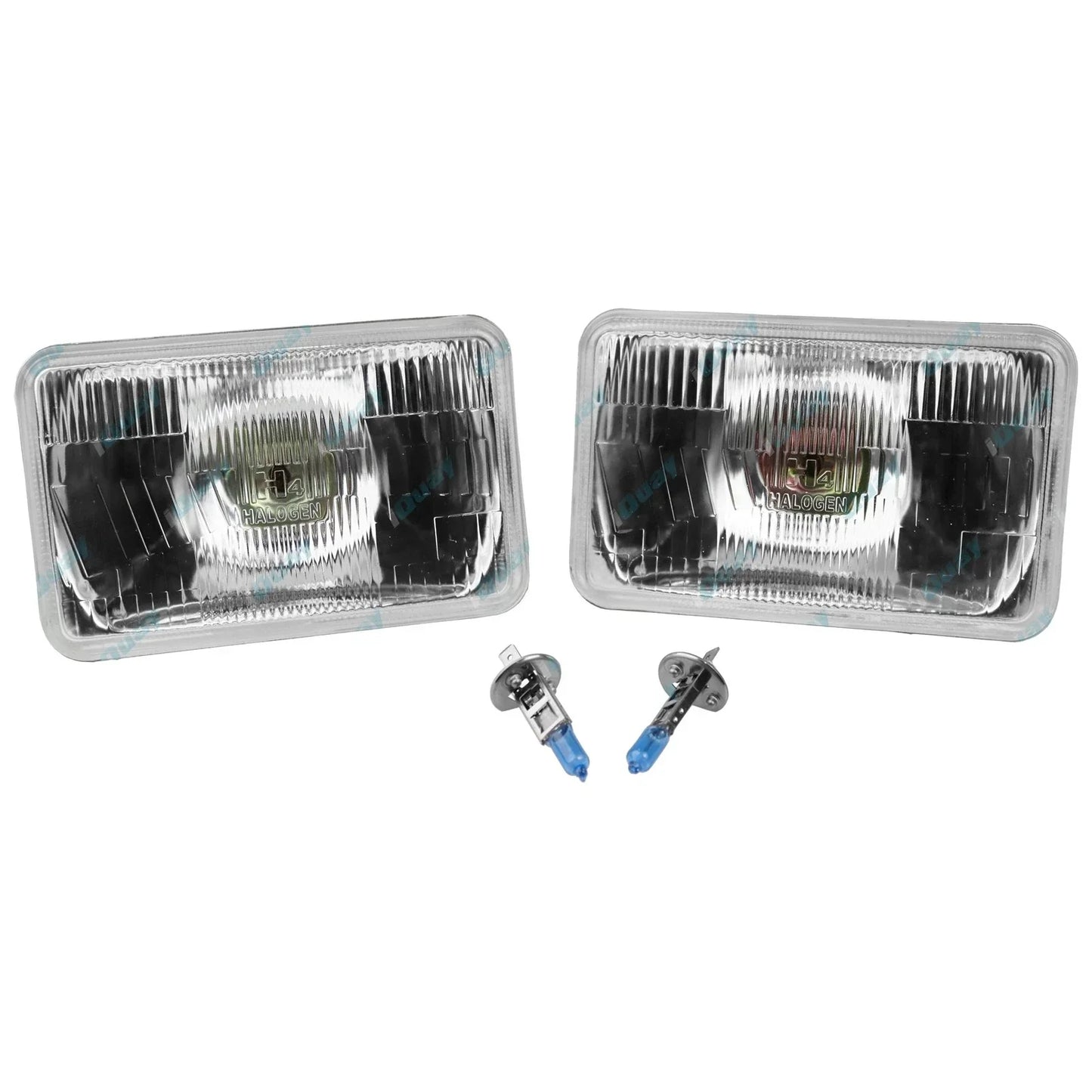 Rectangle 165mm x 100mm Headlight Hi Beam Halogen Conversion Kit H1 55w 12V