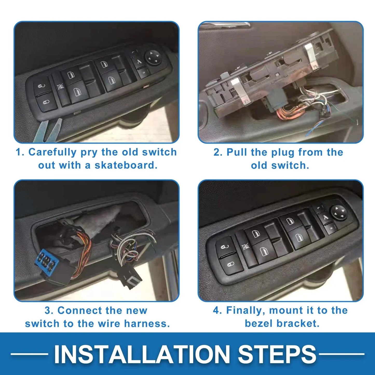 Power Window Switch for Honda CR-V 2012-2013 (Passenger Side)