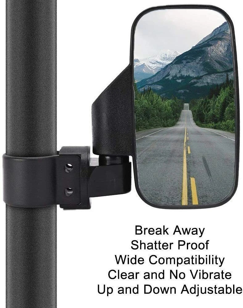 UTV Side View Mirror Set for Kawasaki Mule 600 610 2500 2510 3000 3010