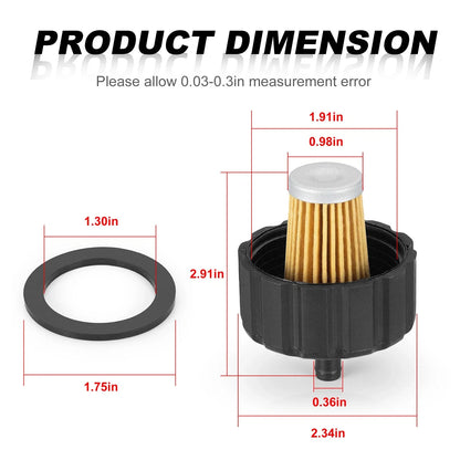 Gas Tank Fuel Filter for Yamaha G9-A, G11-A, G21-A (1991–2004)