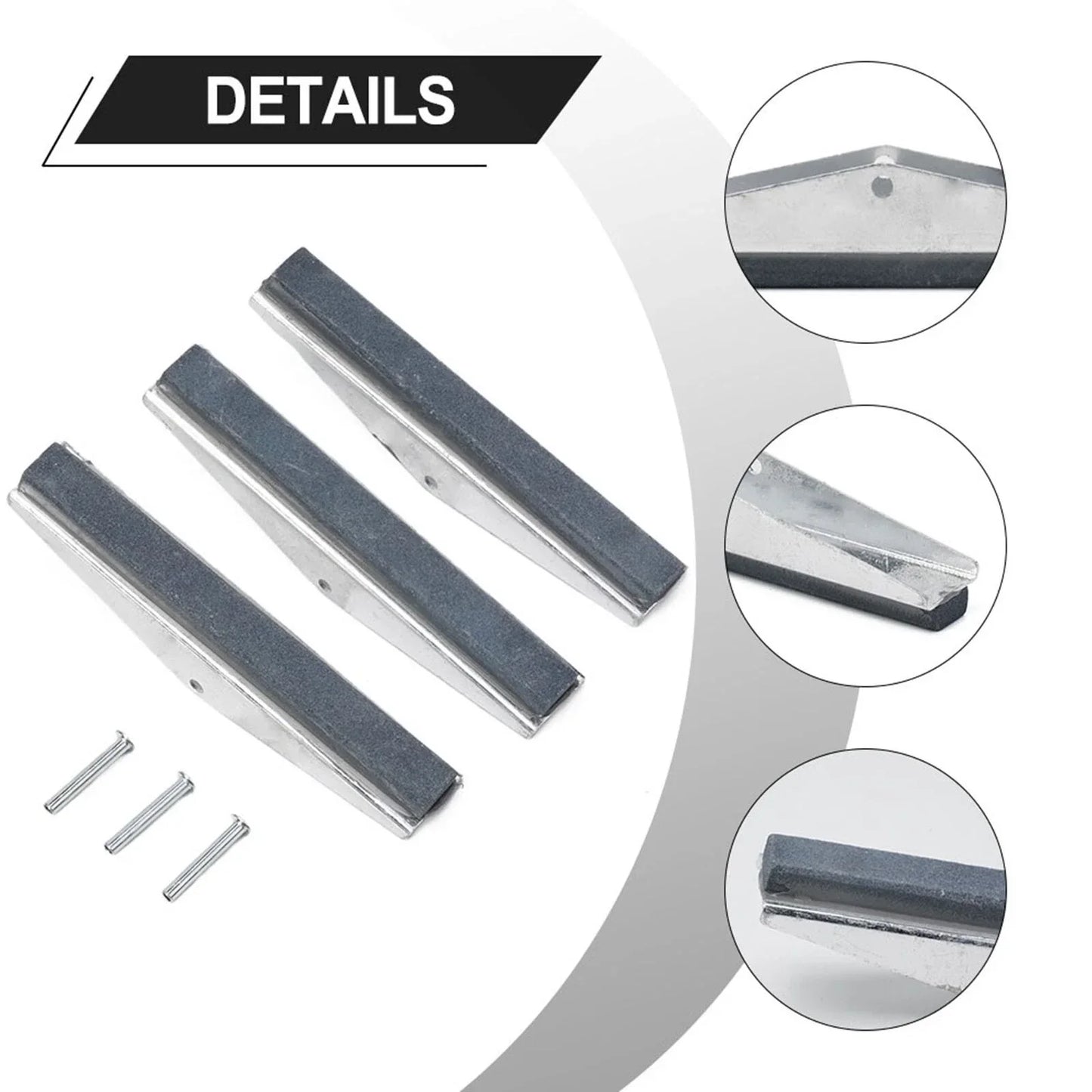 4 x Stone Movable Brake Piston Cylinder Grey Hone Change Tools