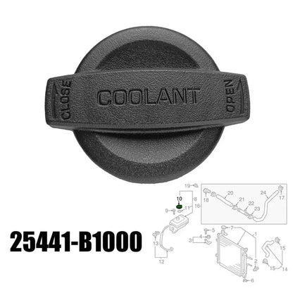 Coolant Reservoir Cap for Kia Optima Cadenza K900 Hyundai Sonata (2011-2020)