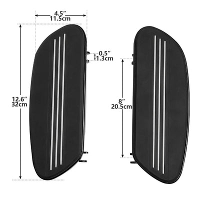 Rider Driver Passenger Floorboards for Harley Street Electra Glide (1993-2025)