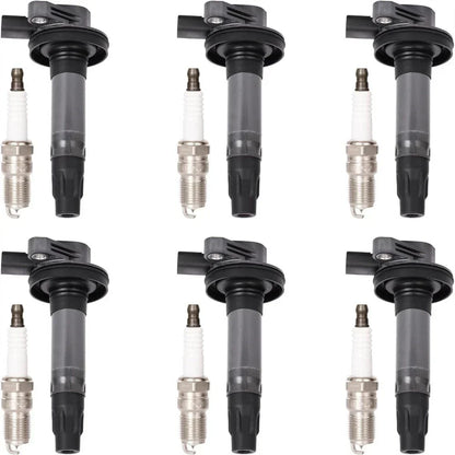 6 x Ignition Coils & Spark Plugs for Ford Edge Explorer Lincoln MKS (2007-2019)
