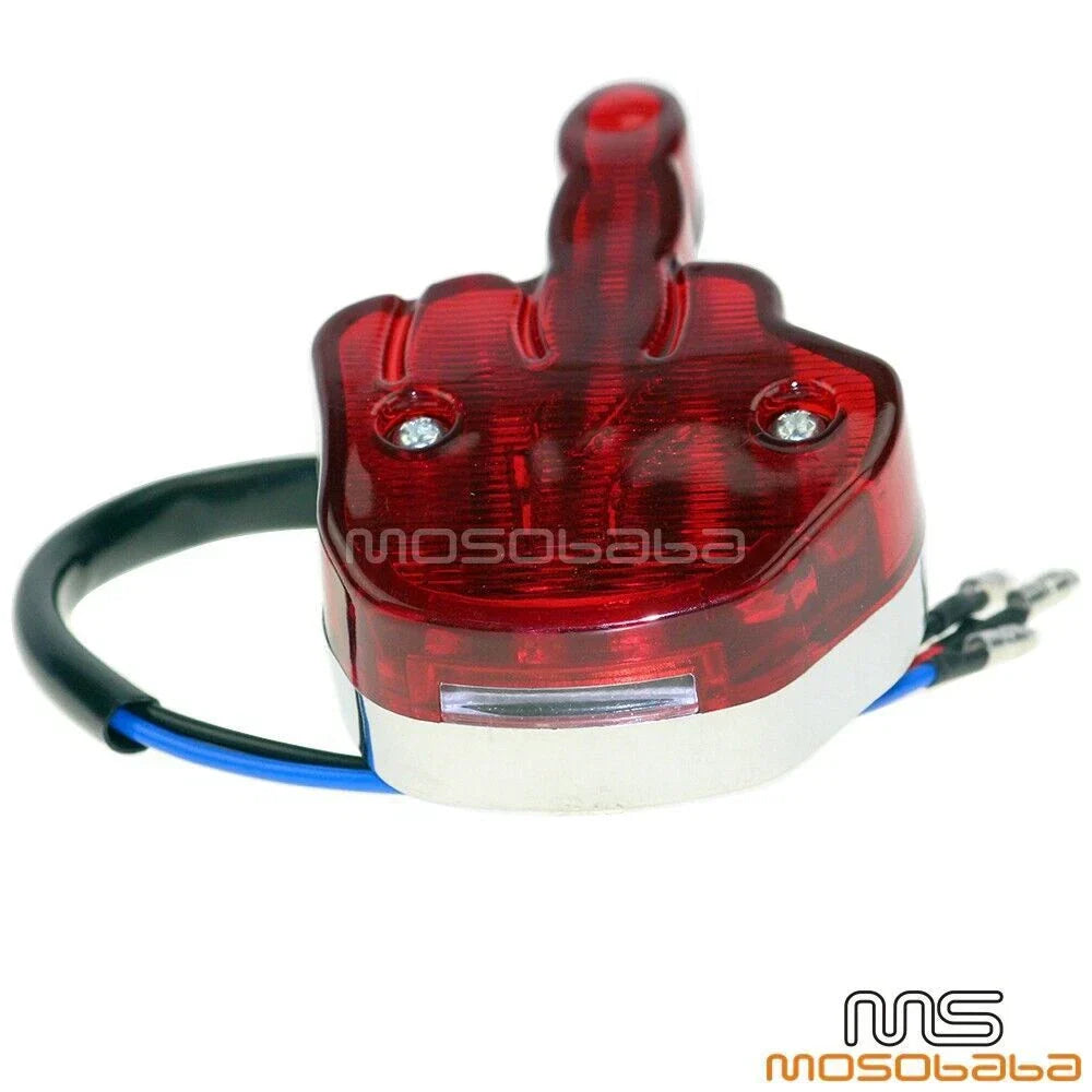 LED Tail Light with Brake Lights for Bobber Suzuki Yamaha Kawasaki