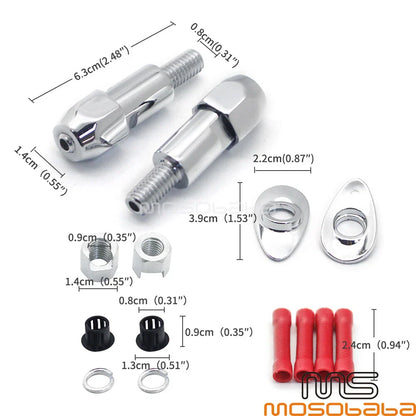 Detachable Sissy Bar Docking Hardware for Harley Dyna Wide Glide (06-08)