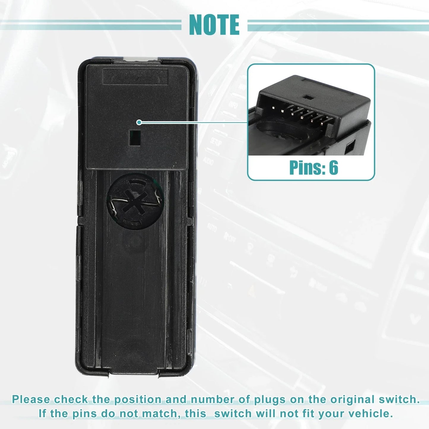 Emergency Light & Central Locking Switch for BMW 323Ci (2000 - 2006)