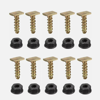 10 x Fender Nuts Screws for Opel Corsa C Combo Kombi (2000-2014)