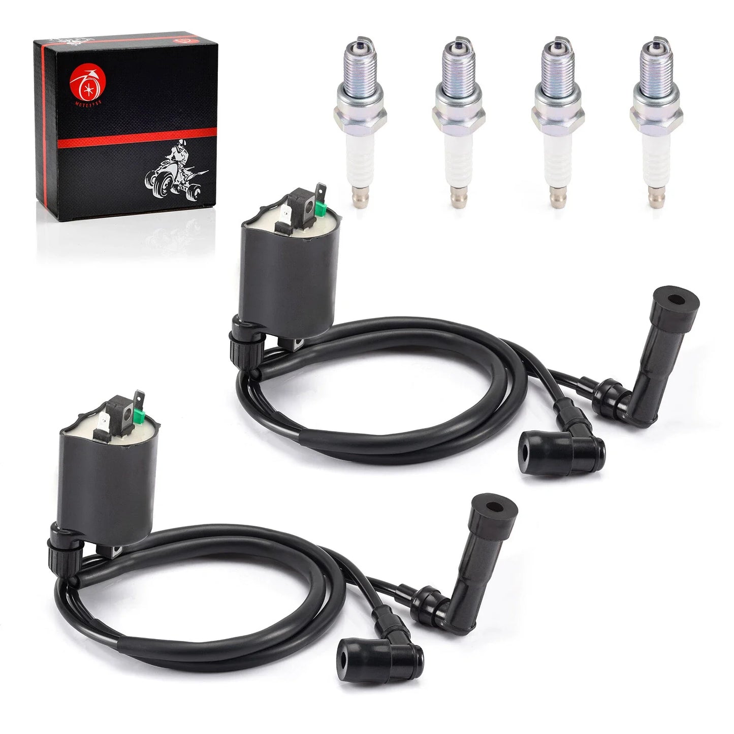 Ignition coil & spark plug for Kawasaki VN1500 Vulcan (1996–2008)