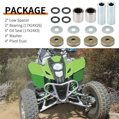 Front Lower A-Arm Bushing Seal Washer Kit for Arctic Cat 400 DVX (2004–2008)