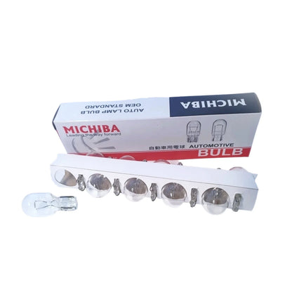 10 x T20 W21W Michiba Halogen Wedge Bulb Globe 7440 12V 21W