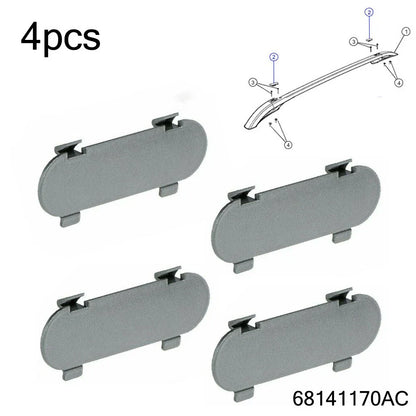 4x Roof Luggage Rack Side Rail Cover Assy for Jeep Cherokee (2014–2019)