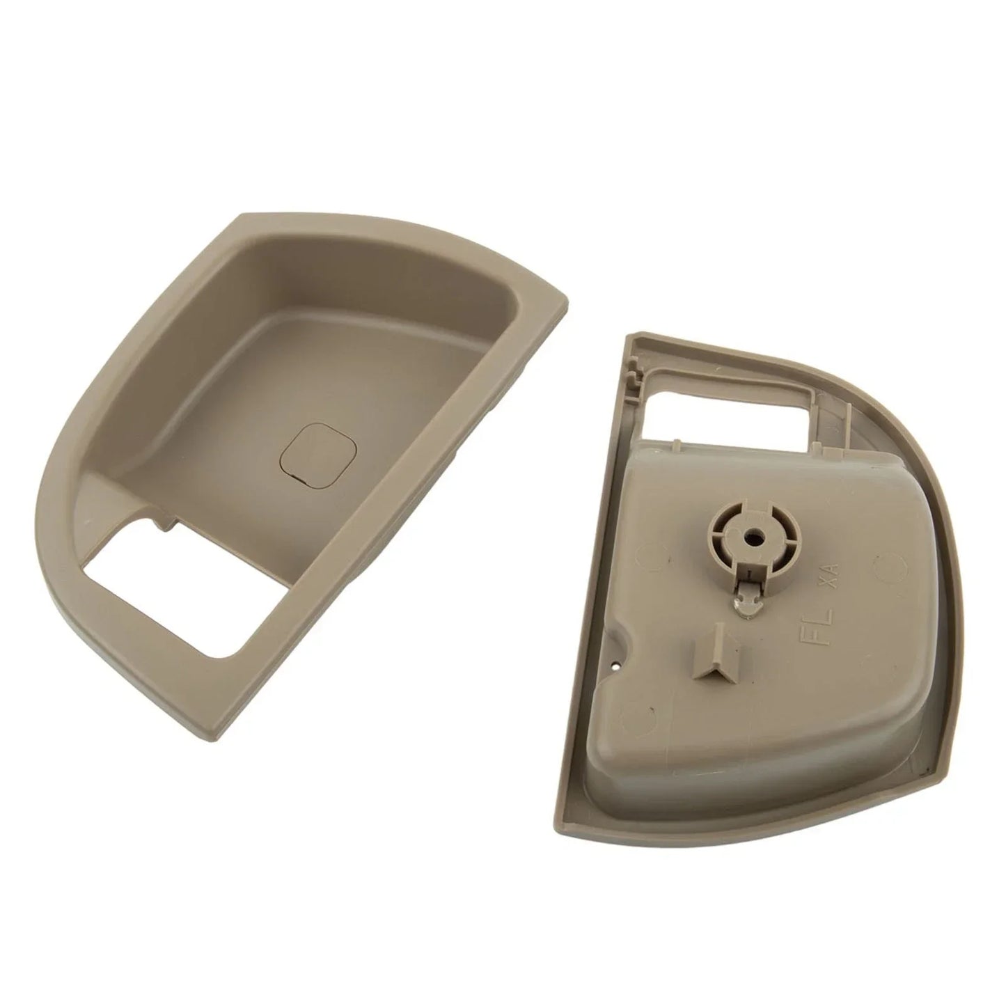 2 x Left Driver Inside Door Handle Beige Plastic for Fe (2007–2012)