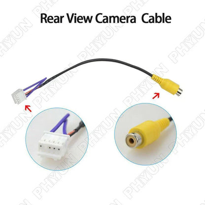 4PIN Rear View Backup Camera Cable Adapter RCA for Car Android Stereo