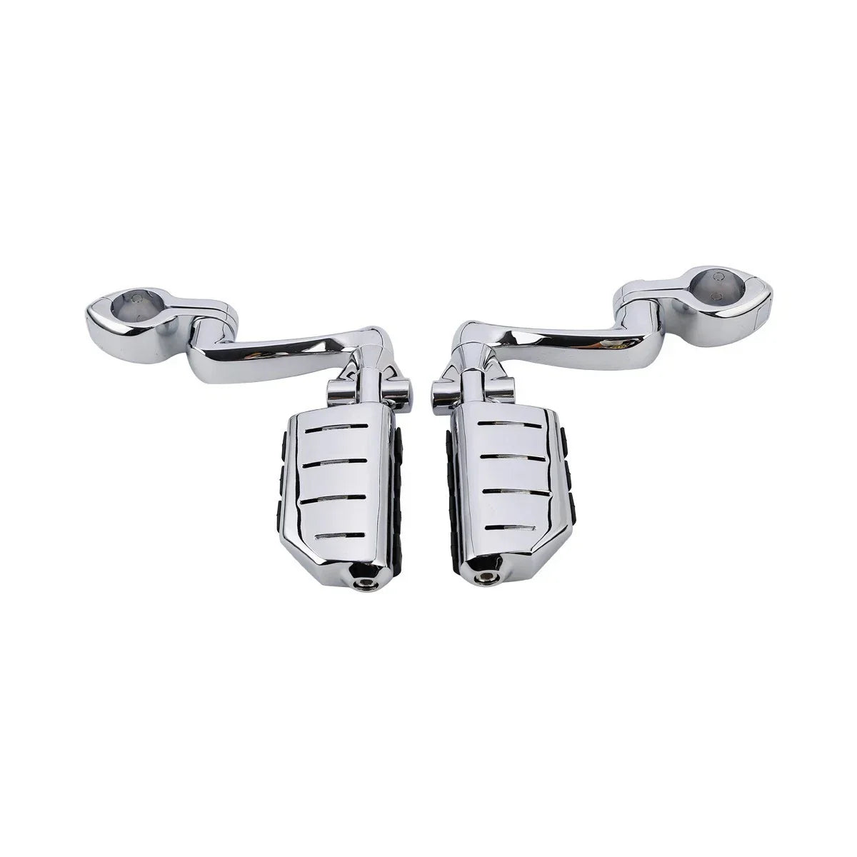Foot Pegs 1-1/4" Engine Guard Mounts Clamps for Harley Touring Dyna